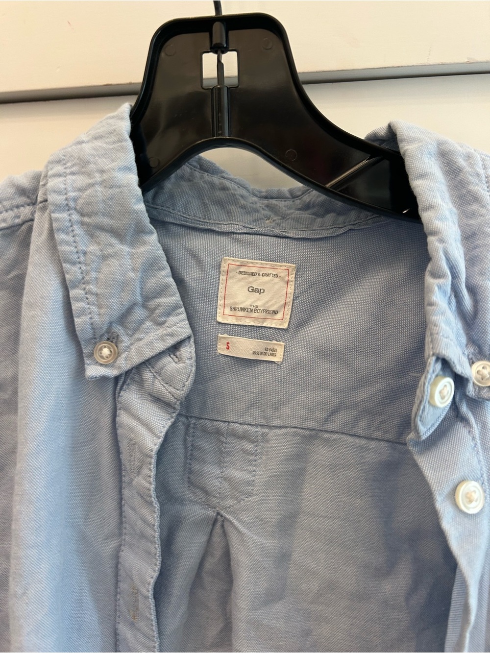 Gap baby blue long sleeve button down